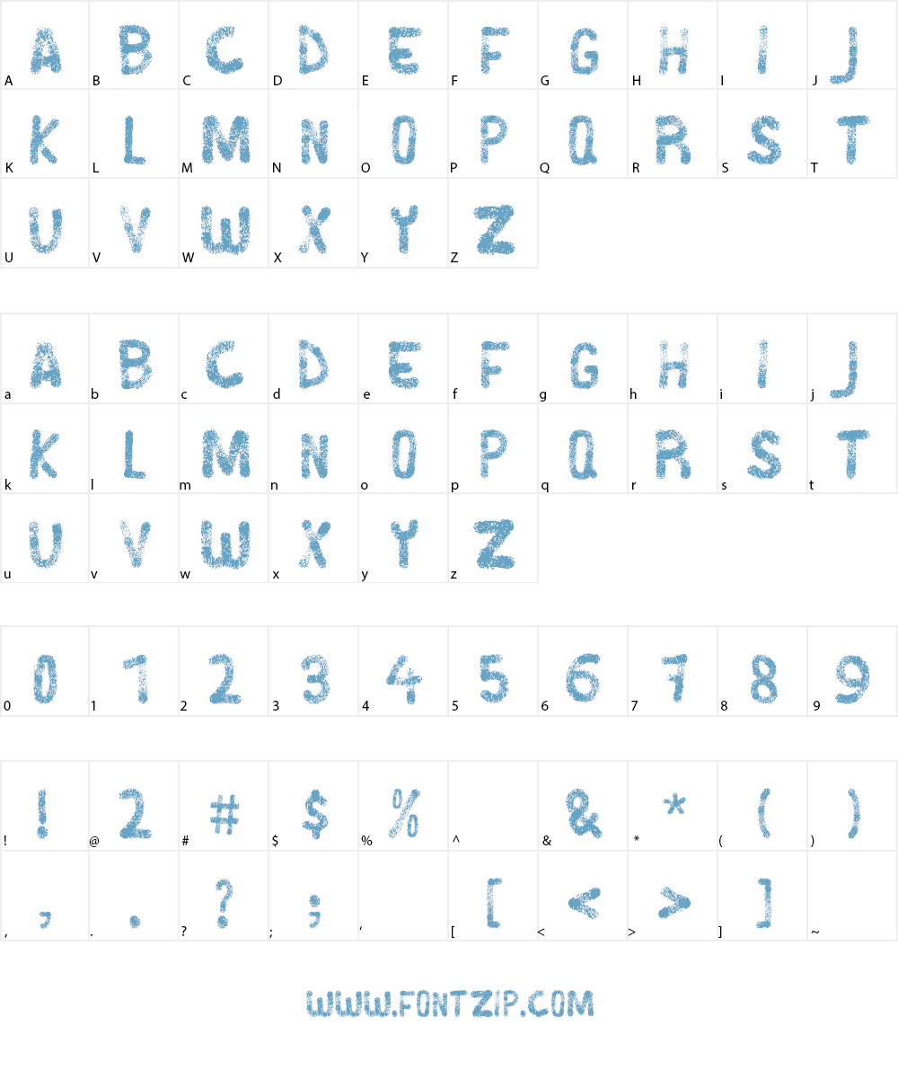 Heidig Brush Font Character